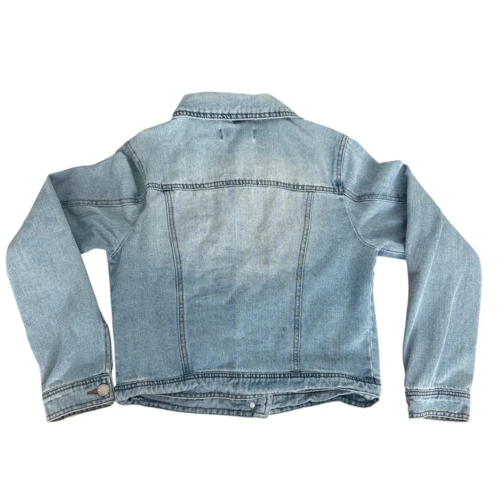 CI SONO Denim Jacket Light Wash Button Front Size‎ Medium